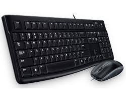 Logitech MK120 tipkovnica+mi&scaron;, USB, crna (920-002549)