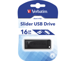 Verbatim USB2.0 Store'n'Go Slider 16GB, crni