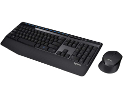 Logitech MK345 bežična tipkovnica+mi&scaron;, USB, crna (920-006489)