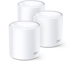 TP-Link AX1800 Deco X20 (3-pack), Dual-Band Mesh Wi-Fi 6, 574Mbps/1201Mbps (2.4GHz/5GHz), 802.11ax/ac/n/a/b/g, 2&times;G-LAN, Deco App