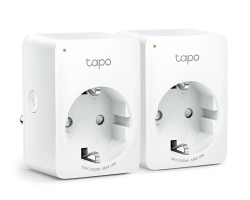 TP-Link Tapo P100-2 WiFi Smart Plug (2 pack) 2.4GHz, 802.11b/g/n, BT4.2, Tapo app, Wi-Fi kontrola, Timer/Schedule postavke, Glasovna kotrola Amazon Alexa/Google Assistant 