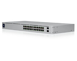 Ubiquiti UniFi Managed 24-port Gigabit Switch, 16-port PoE+, 2&times;SFP, Rackmount, 95W (USW-24-PoE Gen2)