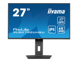 IIYAMA 27" XUB2792UHSU-B6 4K UHD (3840&times;2160) IPS, Pivot, 16:9, 4ms, 350cd/m2, 1300:1, HDMI/DP, 3&times;USB-A, USB-C PD, zvučnici, crni