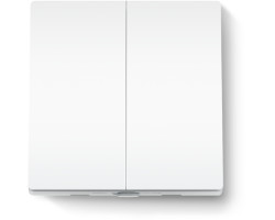 TP-Link Tapo Smart zidni prekidač za svijetlo, dva prekidača, glasovna kontrola (Alexa &amp; Google Assistant)