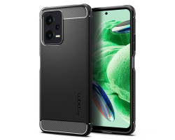 Spigen Rugged Armor, maska za telefon, crna - Xiaomi Redmi Note 12 5G/ POCO X5 5G (ACS05787)