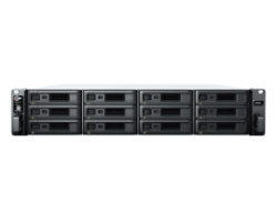 Synology RS2423+ RackStation 12-bay NAS server, AMD Ryzen V1780B, 8GB DDR4, Hot-Swap HDD, 2&times;1GbE/1&times;10GbE, Link Aggregation, Wake on LAN/WAN