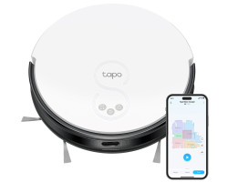 TP-Link Tapo RV20 Mop robotski usisivač i perač, LiDAR + Gyro Navigation, 2600 mAh, 400 ml Dustbin, 300ml Water Tank, WiFi/Bluetooth, Home/Alexa, Tapo APP