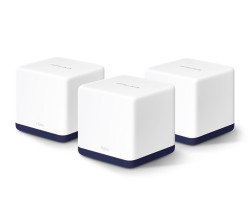Mercusys Halo H50G(3-Pack) AC1900 Whole-Home Mesh Wi-Fi, Dual-Band 600Mbps/1300Mbps (2.4GHz/5GHz), 802.11 a/b/g/n/ac, 3&times;G-LAN, Mercusys app