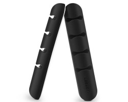 UGREEN organizator kablova, 4 utora, crni (2 kom./pak.)