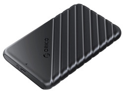 Orico vanjsko kući&scaron;te 2.5" SATA HDD/SSD, 7 do 9.5mm, tool free, USB3.1 Gen1 Type-C, crni (ORICO-25PW1-C3-BK-BP)
