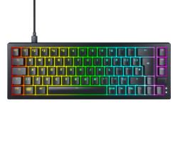 Cherry XTRFY K5V2 compact 65% mehanička tipkovnica, MX red, USB, crna