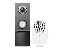 TP-Link Tapo Smart bežično zvono za vrata s video kamerom 2K 5MP 2560&times;1920px, 180&deg; dijagonalno, 3DNR, WDR, dvosmjerni audio, 16x zoom, detekcija pokreta, FC night vision, glasovna kontrola, IP66
