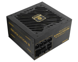 Enermax 750W Revolution III, ATX 3.1, 80+ GOLD, modularno, 3&times;PCIe, 9&times;SATA, 24-pina, 120mm ventilator