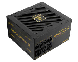 Enermax 850W Revolution III, ATX 3.1, 80+ GOLD, modularno, 3&times;PCIe, 9&times;SATA, 24-pina, 120mm ventilator